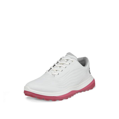 ECCO W GOLF LT1 WHITE/BUBBLEGUM - LADIES