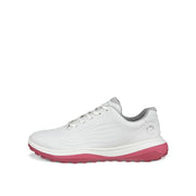 ECCO W GOLF LT1 WHITE/BUBBLEGUM - LADIES